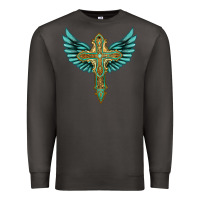 Smoke wing cross Premium Sweatshirt - Artiststas