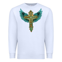 White wing cross Premium Sweatshirt - Artiststas