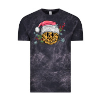 Cloud Black leopard smiley face Vintage Tee - MaliasSmallBusiness