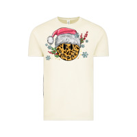 Vintage Arctic leopard smiley face Vintage Tee - MaliasSmallBusiness