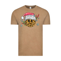 Vintage Coffee leopard smiley face Vintage Tee - MaliasSmallBusiness