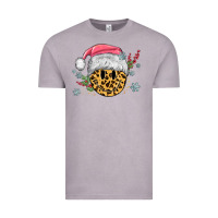 Vintage Zinc leopard smiley face Vintage Tee - MaliasSmallBusiness