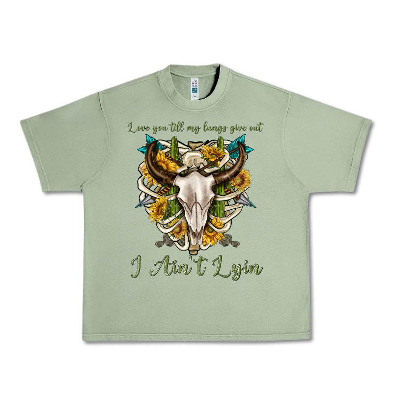 Love You Till My Lungs Give Out I Aint Lying Urban Heavy Tee by texasbilliewilder | Teevron