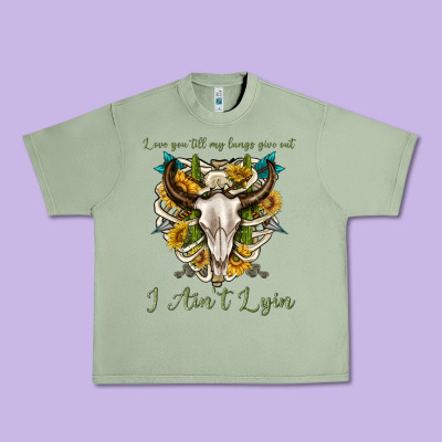 Urban Heavy Tee love you till my lungs give out i aint lying
