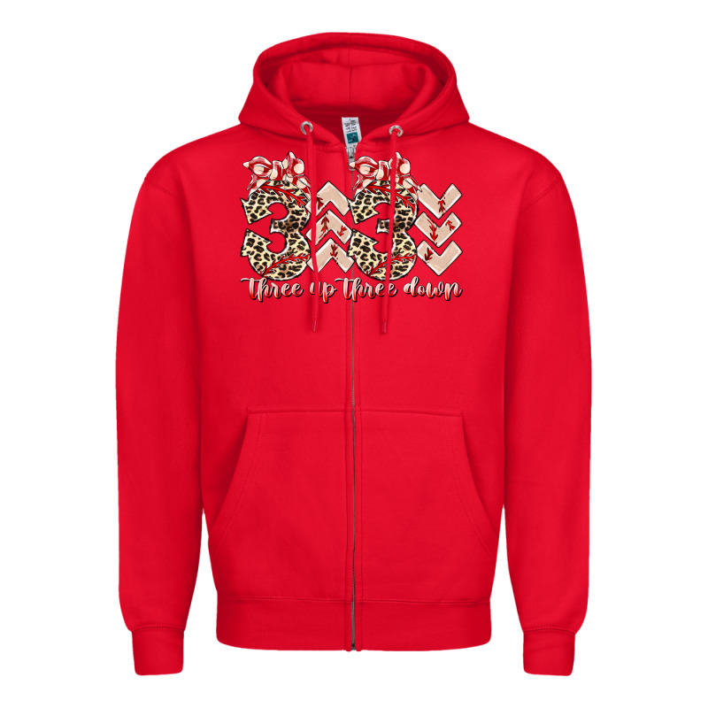 Three Up Theree Down Zipper Hoodie by RacoonDesign | Teevron