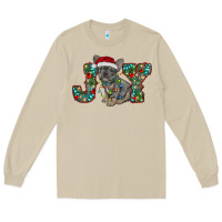 Mushroom french bulldog christmas joy Long Sleeve Tee - RanaPortraitStore