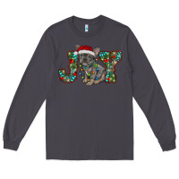 Smoke french bulldog christmas joy Long Sleeve Tee - RanaPortraitStore