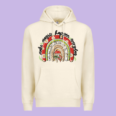 Make Magic Happen Everyday Premium Hoodie Designed By Maliassmallbusiness