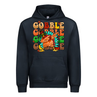 Navy gobble gobble gobble gobble turkey Urban Hoodie - MaliasSmallBusiness
