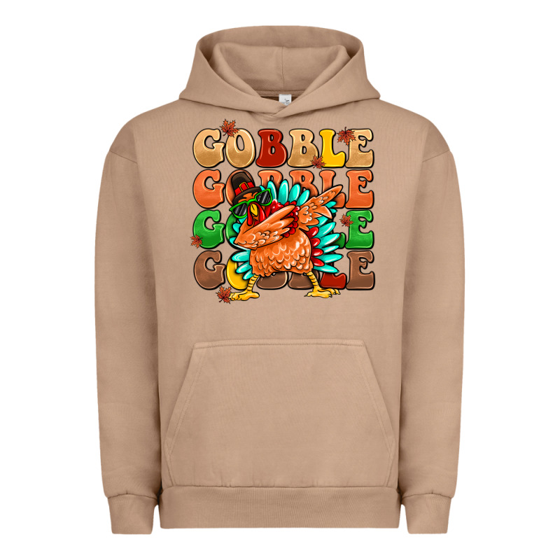 Gobble Gobble Gobble Gobble Turkey Urban Hoodie by MaliasSmallBusiness | Teevron