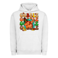 Pigment Lunar Rock gobble gobble gobble gobble turkey Urban Hoodie - MaliasSmallBusiness