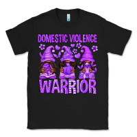 Black Domestic Violence Warrior Afro Gnomes Classic Tee - texasbilliewilder