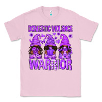 Bubblegum Pink Domestic Violence Warrior Afro Gnomes Classic Tee - texasbilliewilder