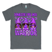 Charcoal Heather Domestic Violence Warrior Afro Gnomes Classic Tee - texasbilliewilder