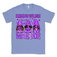 Colony Blue Domestic Violence Warrior Afro Gnomes Classic Tee - texasbilliewilder