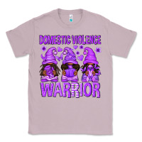 Lilac Domestic Violence Warrior Afro Gnomes Classic Tee - texasbilliewilder