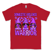 Red Domestic Violence Warrior Afro Gnomes Classic Tee - texasbilliewilder