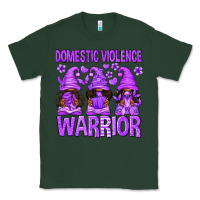 Sports Green Domestic Violence Warrior Afro Gnomes Classic Tee - texasbilliewilder