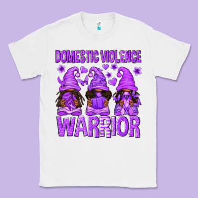 Domestic Violence Warrior Afro Gnomes Classic Tee Designed By Texasbilliewilder