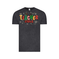 Vintage Black teacher claus Vintage Tee - MaliasSmallBusiness