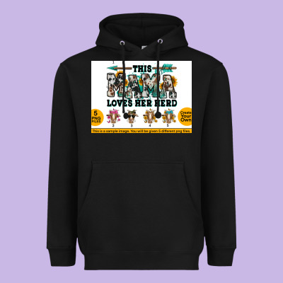 This Mama  Loves Her Herd Goats Heavyweight Hoodie Designed By Jasminsmagicworld