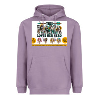 Lavender This mama  loves her herd goats Heavyweight Hoodie - Jasminsmagicworld
