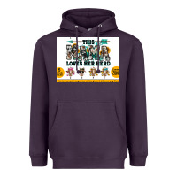 Plum This mama  loves her herd goats Heavyweight Hoodie - Jasminsmagicworld