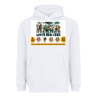 White This mama  loves her herd goats Heavyweight Hoodie - Jasminsmagicworld