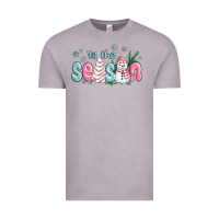 Vintage Zinc tis the season snowman and christmas cake Vintage Tee - MaliasSmallBusiness