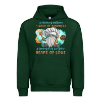 Forest Green A Pinch Of Patience a Das Of Kindness Urban Hoodie - MaliasSmallBusiness