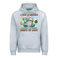 Heather Grey A Pinch Of Patience a Das Of Kindness Urban Hoodie - MaliasSmallBusiness