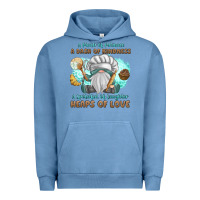 Pigment Pebble Blue A Pinch Of Patience a Das Of Kindness Urban Hoodie - MaliasSmallBusiness
