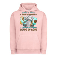 Pigment Salmon A Pinch Of Patience a Das Of Kindness Urban Hoodie - MaliasSmallBusiness