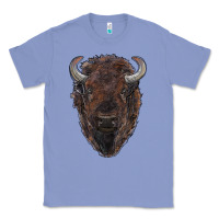 Colony Blue american bison Classic Tee - RanaPortraitStore