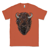 Copper american bison Classic Tee - RanaPortraitStore