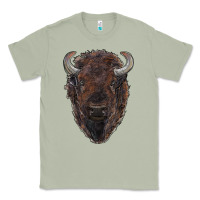 Matcha american bison Classic Tee - RanaPortraitStore