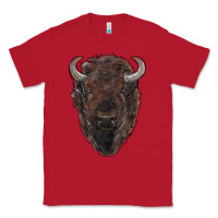 Red american bison Classic Tee - RanaPortraitStore
