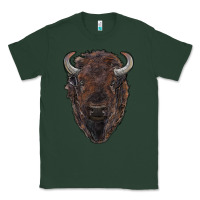 Sports Green american bison Classic Tee - RanaPortraitStore