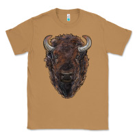 Toasted Coconut american bison Classic Tee - RanaPortraitStore