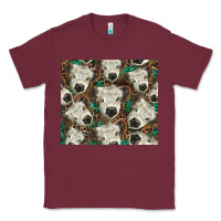 Burgundy white Scottish calf Classic Tee - BarkalooDesign