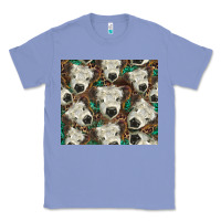 Colony Blue white Scottish calf Classic Tee - BarkalooDesign