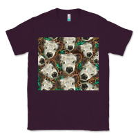 Plum white Scottish calf Classic Tee - BarkalooDesign