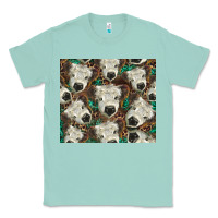 Seafoam white Scottish calf Classic Tee - BarkalooDesign