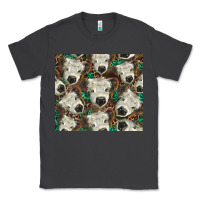 Smoke white Scottish calf Classic Tee - BarkalooDesign