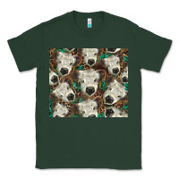 Sports Green white Scottish calf Classic Tee - BarkalooDesign