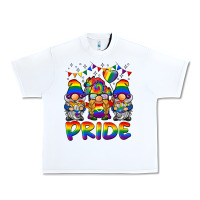 White pride gnome Urban Heavy Tee - BarkalooDesign