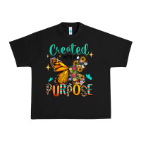 Black created with a purpose Urban Heavy Tee - RanaPortraitStore
