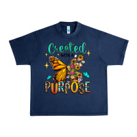 Navy created with a purpose Urban Heavy Tee - RanaPortraitStore