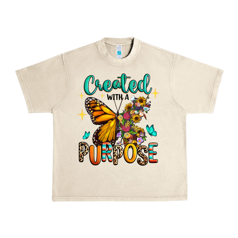 Created With A Purpose Urban Heavy Tee by RanaPortraitStore | Teevron