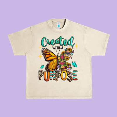 Created With A Purpose Urban Heavy Tee Designed By Ranaportraitstore